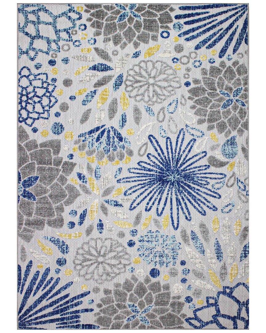 Shop Bashian Rugs Bashian Veranda Outdoor Rug In Blue