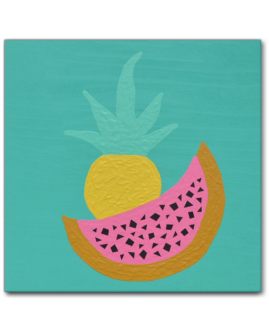 Ready2hangart Tutti Frutti Wrapped Canvas Wall Art By Lisa Kaw
