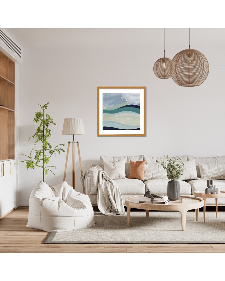 READY2HANGART SERENE WATERS: ABSTRACT SEASIDE BY GYPSEAVILLAGE WALL ART