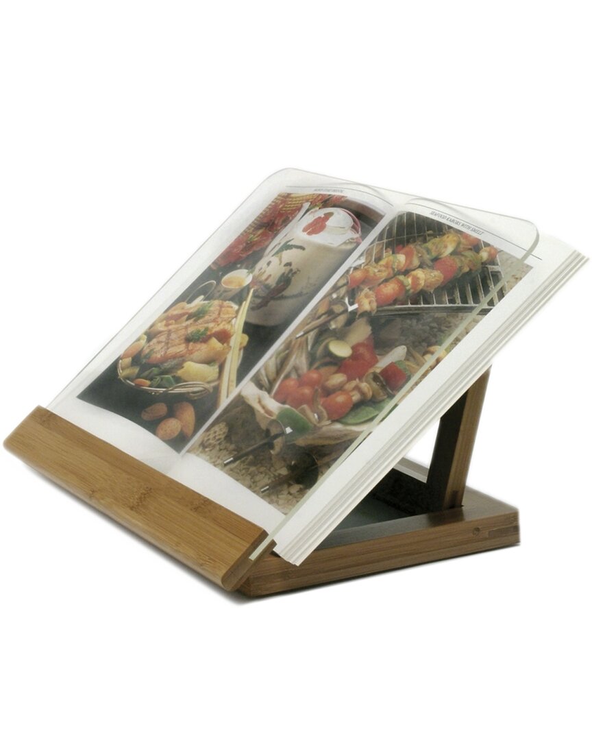 Shop Lipper International Bamboo & Acrylic Recipe Book Holder