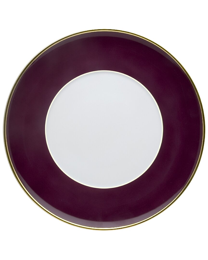 Vista Alegre Rocco Dinner Plate In Burgundy