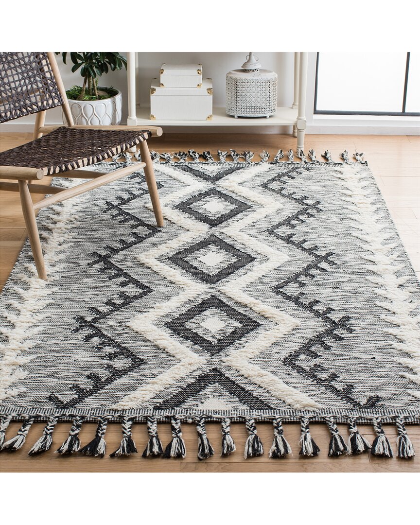 Safavieh Kenya Hand Loomed Wool-blend Rug In Ivory