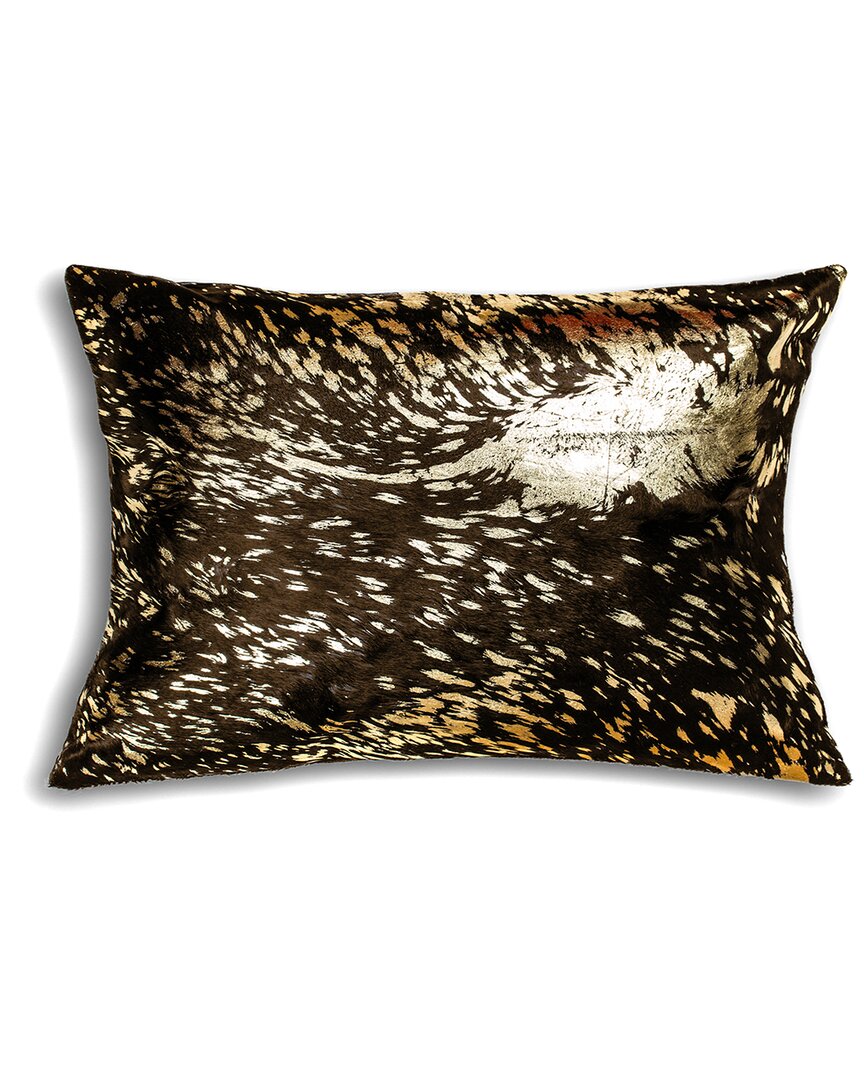 Natural Group Torino Scotland Cowhide Pillow In Brown