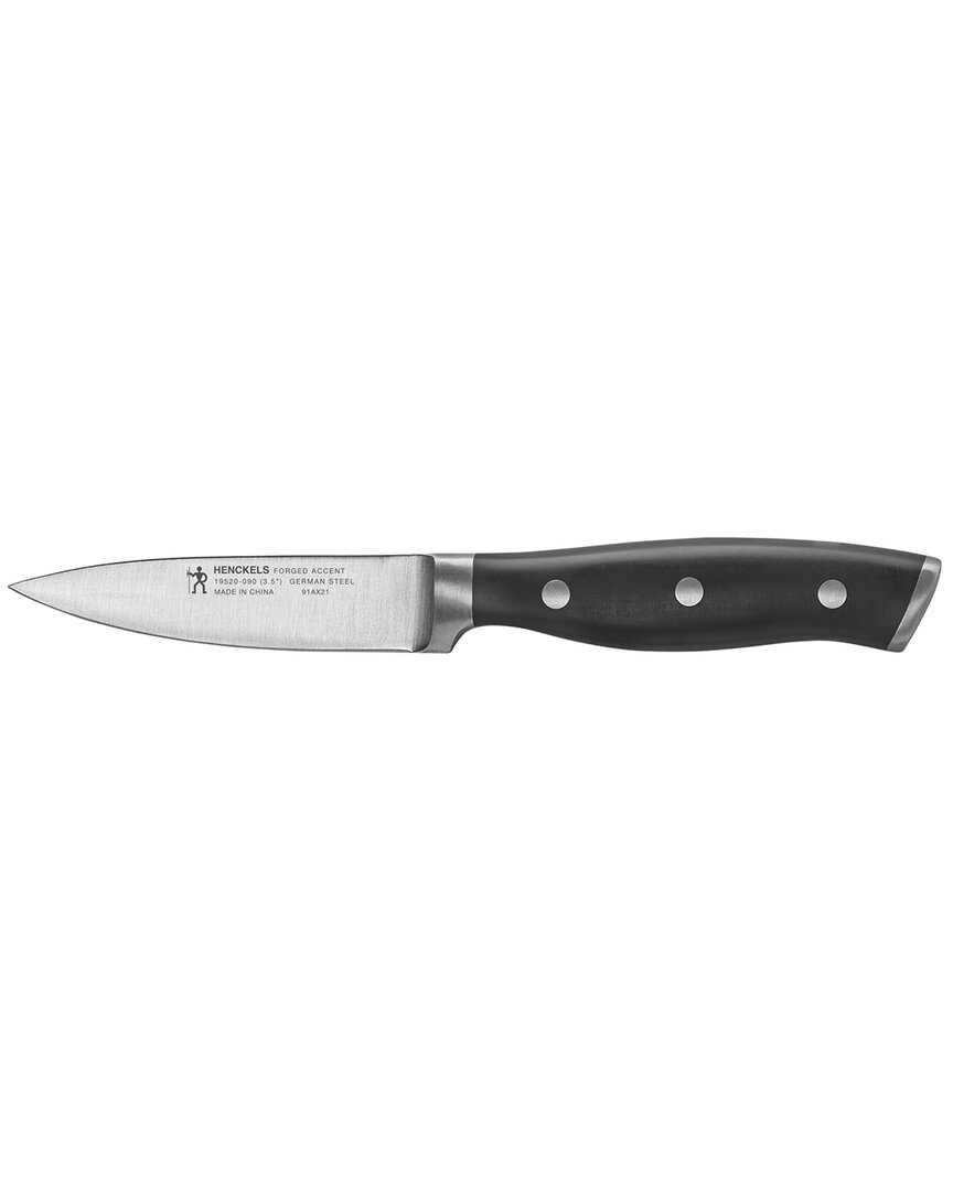 Zwilling J.a. Henckels Forged Accent 3.5in Paring Knife In Black