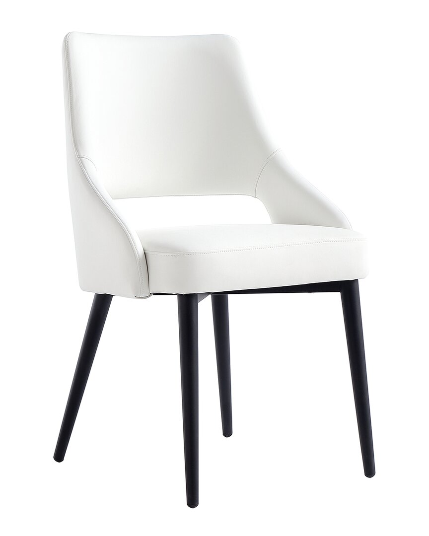 Manhattan Comfort 6pc Tremont Modern Leatherette Dining Chair With Metal Legs