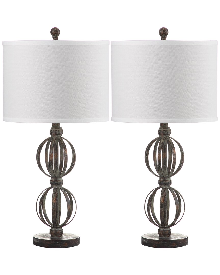 Safavieh Calista 27.75in Double Sphere Table Lamp