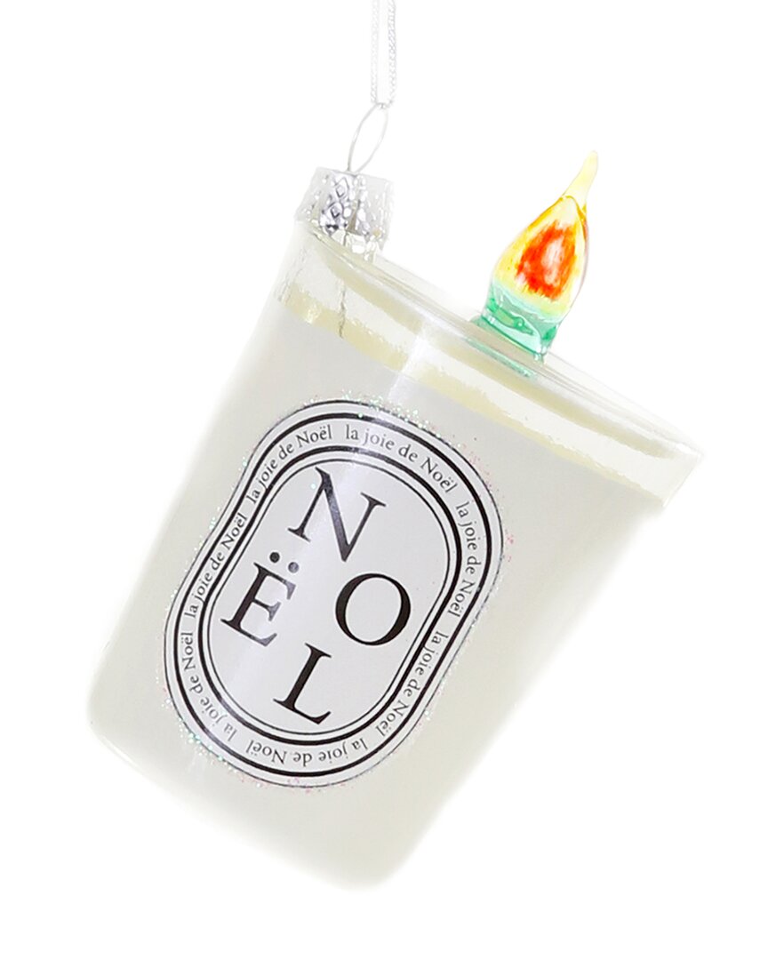 Cody Foster & Co. Luxury Candle Ornament In White