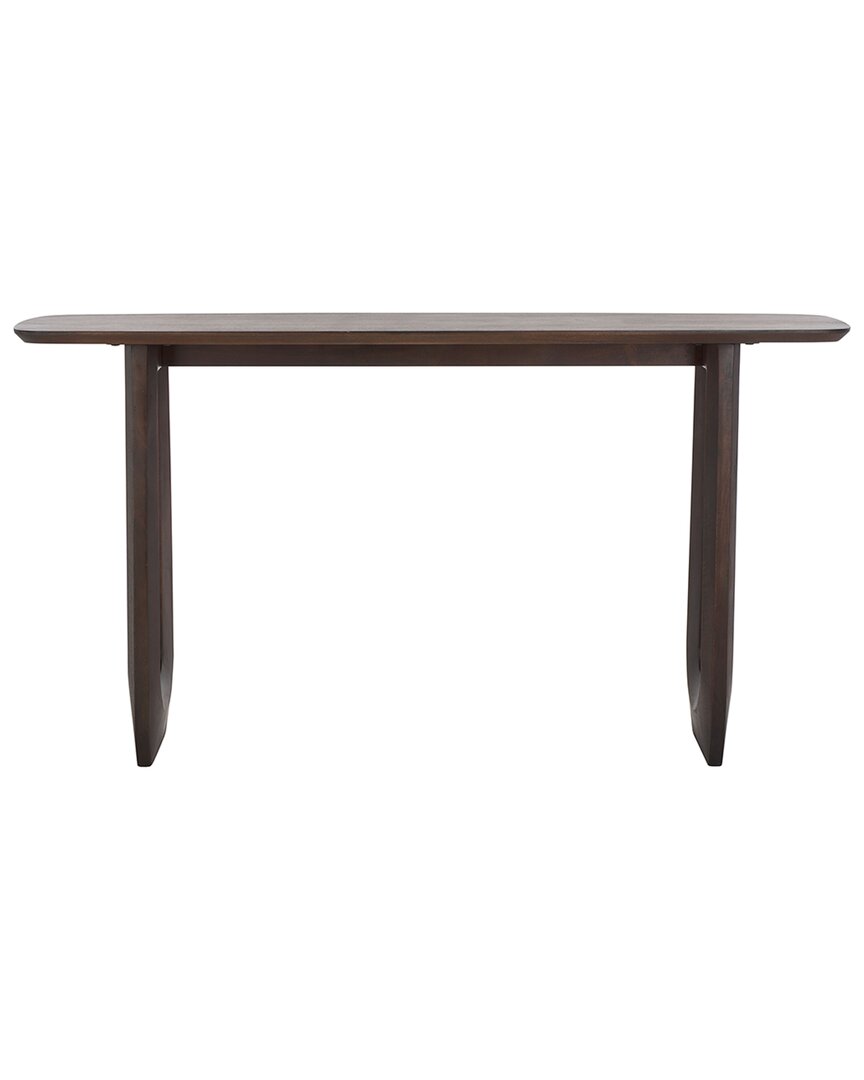 Safavieh Couture Cassiette Wood Console Table In Brown