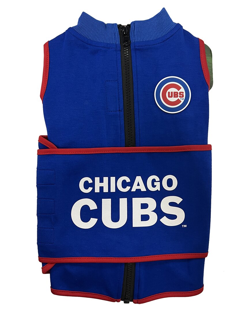 Pets First Mlb Chicago Cubs Soothing Solution Vest In Multicolor