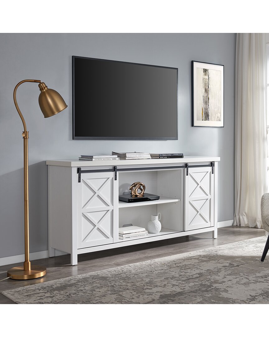 Abraham + Ivy Elmwood Rectangular Tv Stand For Tv's Up To 75in In White