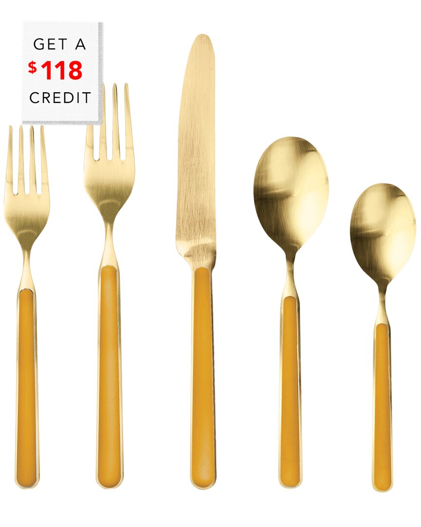 Mepra 20pc Fantasia Ice Flatware Set With $118 Credit