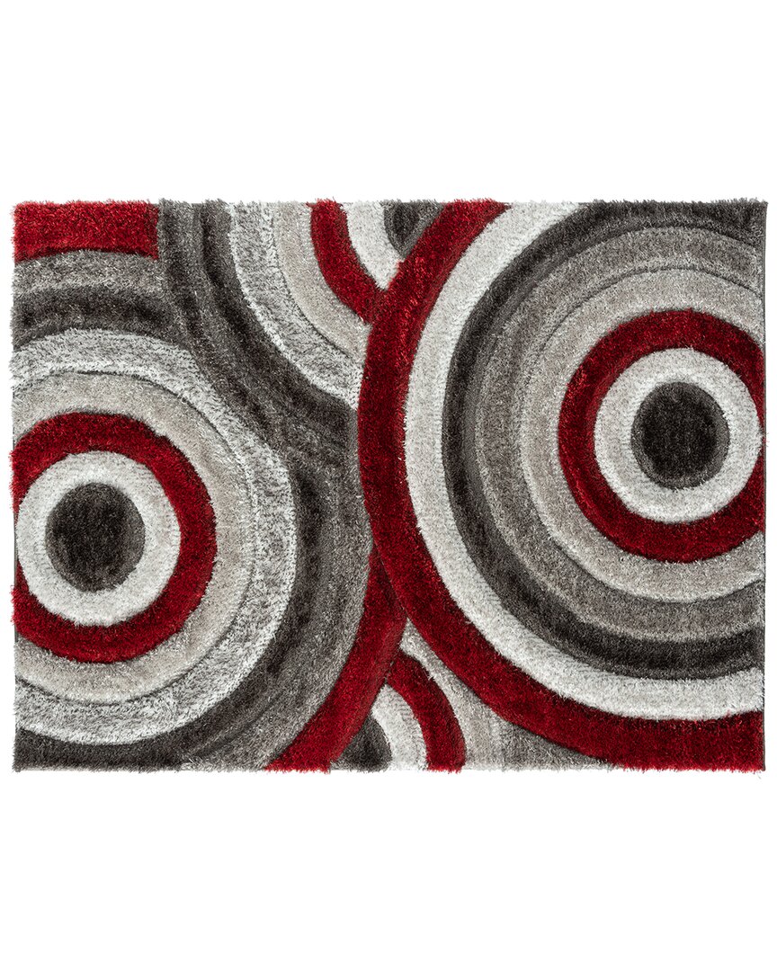 Luxe Weavers Discontinued  Lantanas Modern Rug In Red
