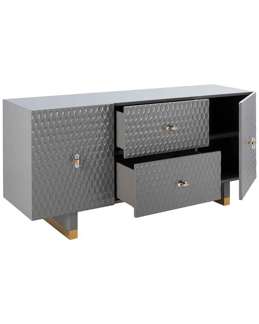Safavieh Couture Kingsly Sideboard In Grey