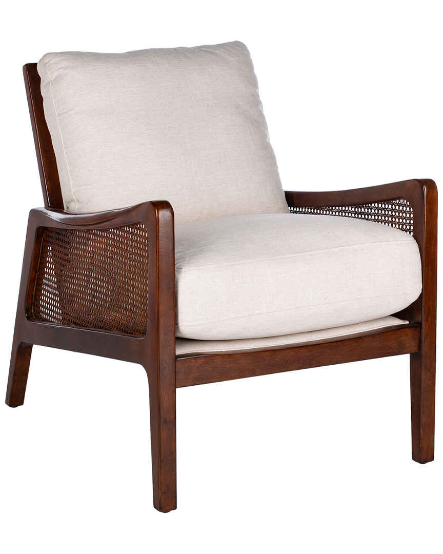 Safavieh Couture Moretti Wood Frame Accent Chair