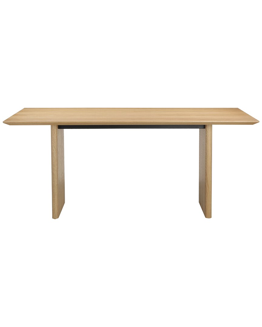 Pangea Home Brad Dining Table In White