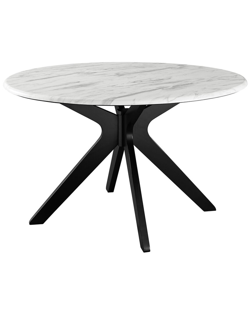 MODWAY MODWAY TRAVERSE 50IN ROUND PERFORMANCE ARTIFICIAL MARBLE DINING TABLE 