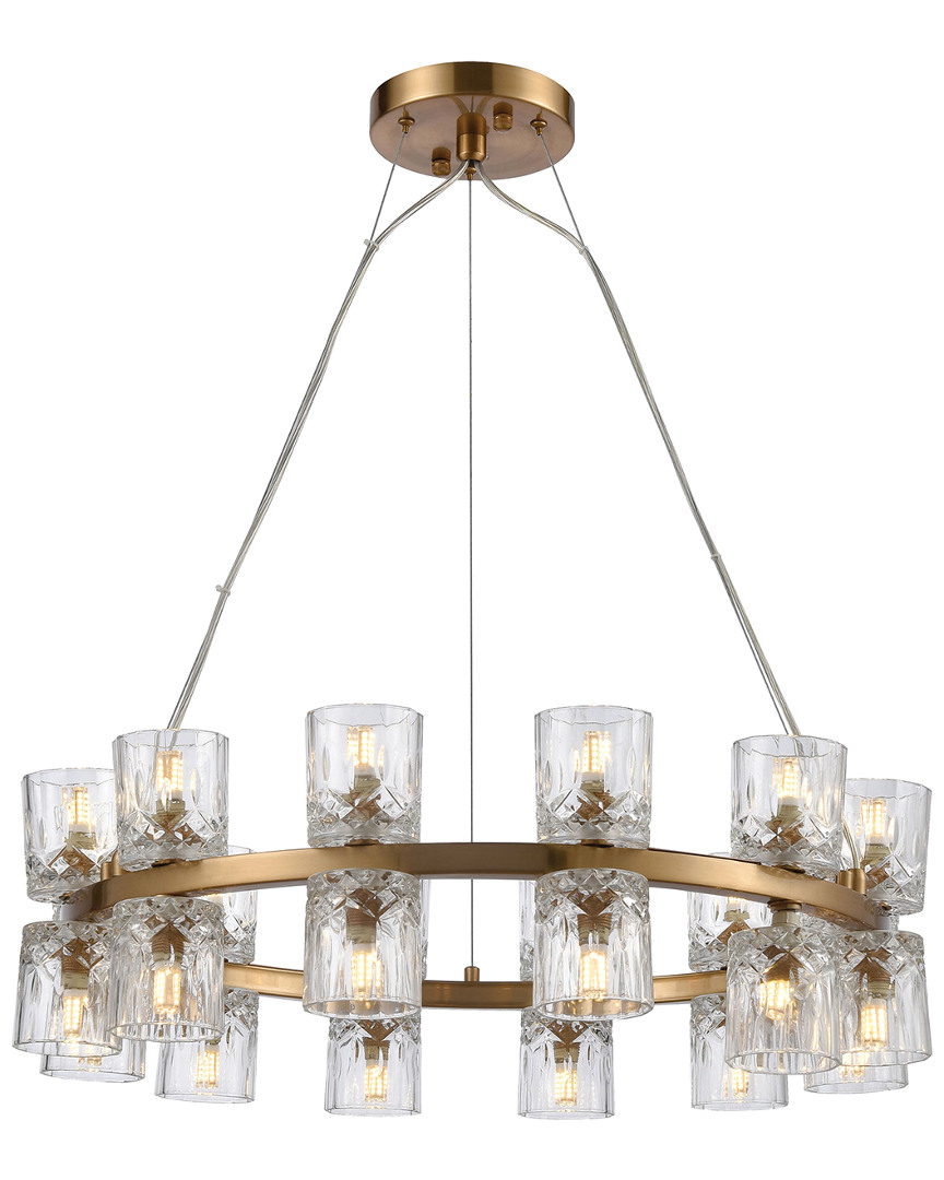 Artistic Home & Lighting Double Vision 24-light Chandelier In Neutral