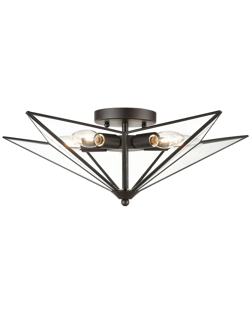 Artistic Lighting Moravian Star 5-light Flush Mount