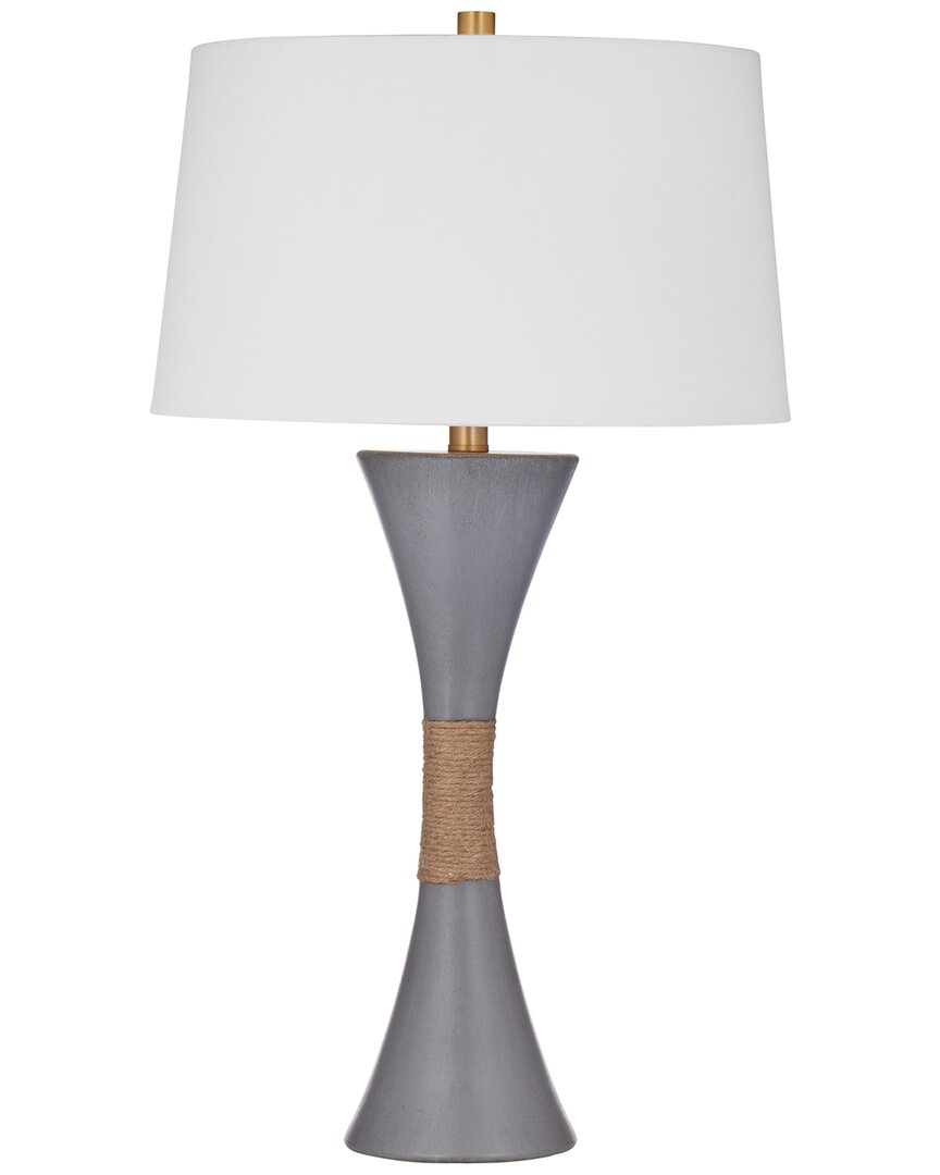 Bassett Mirror Dorian Table Lamp In Gray