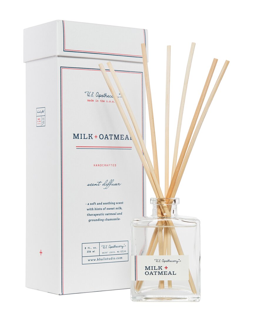 U.s. Apothecary Milk + Oatmeal Diffuser Kit In Clear