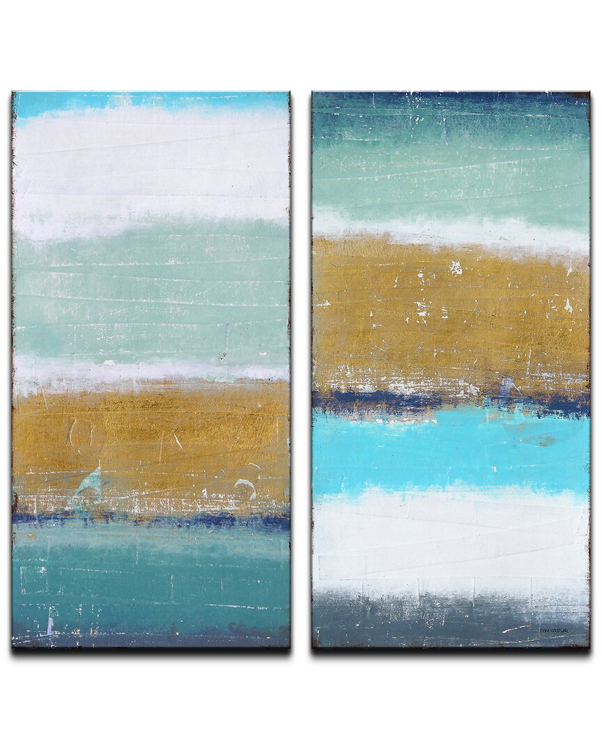 Ready2hangart Coastal Shores Wrapped Canvas Wall Art By Norman Wyatt