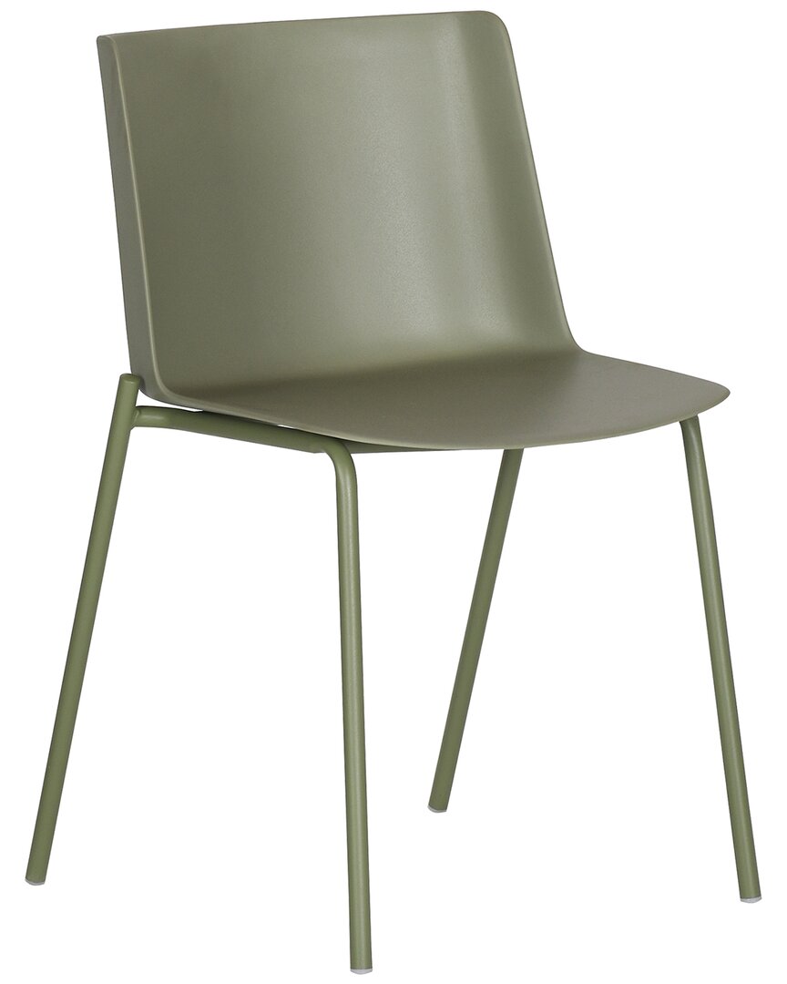 Moe's Home Collection Moe's Home Furnishings Silla Outdoor Dining Chair In Green