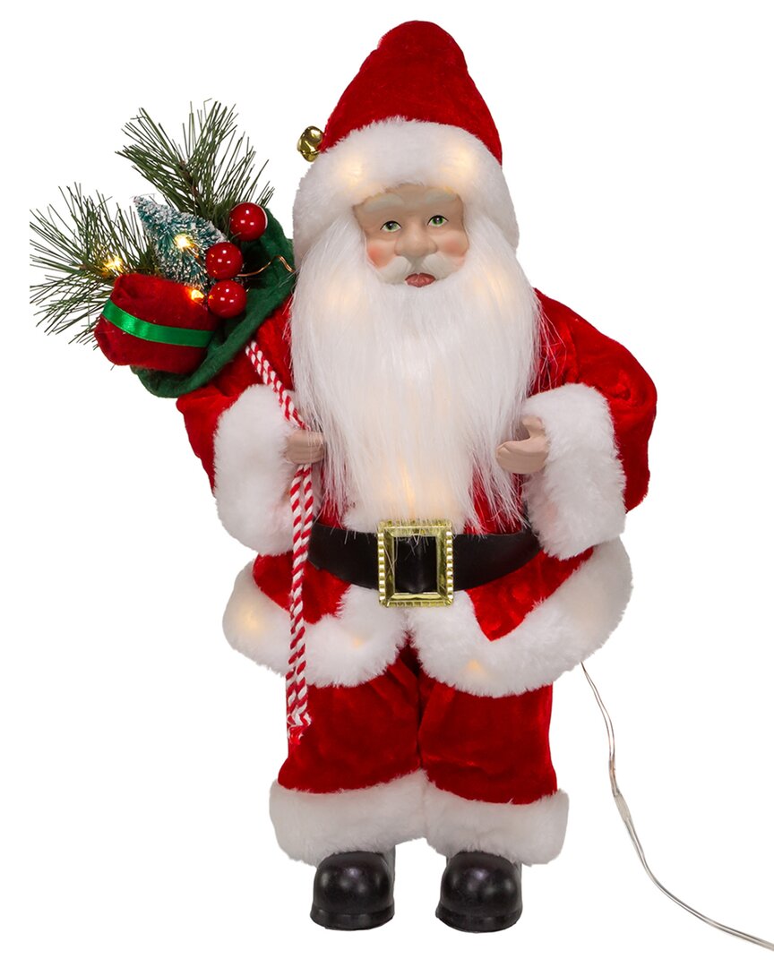 Kurt Adler 12in Battery-operated Led Lighted Santa