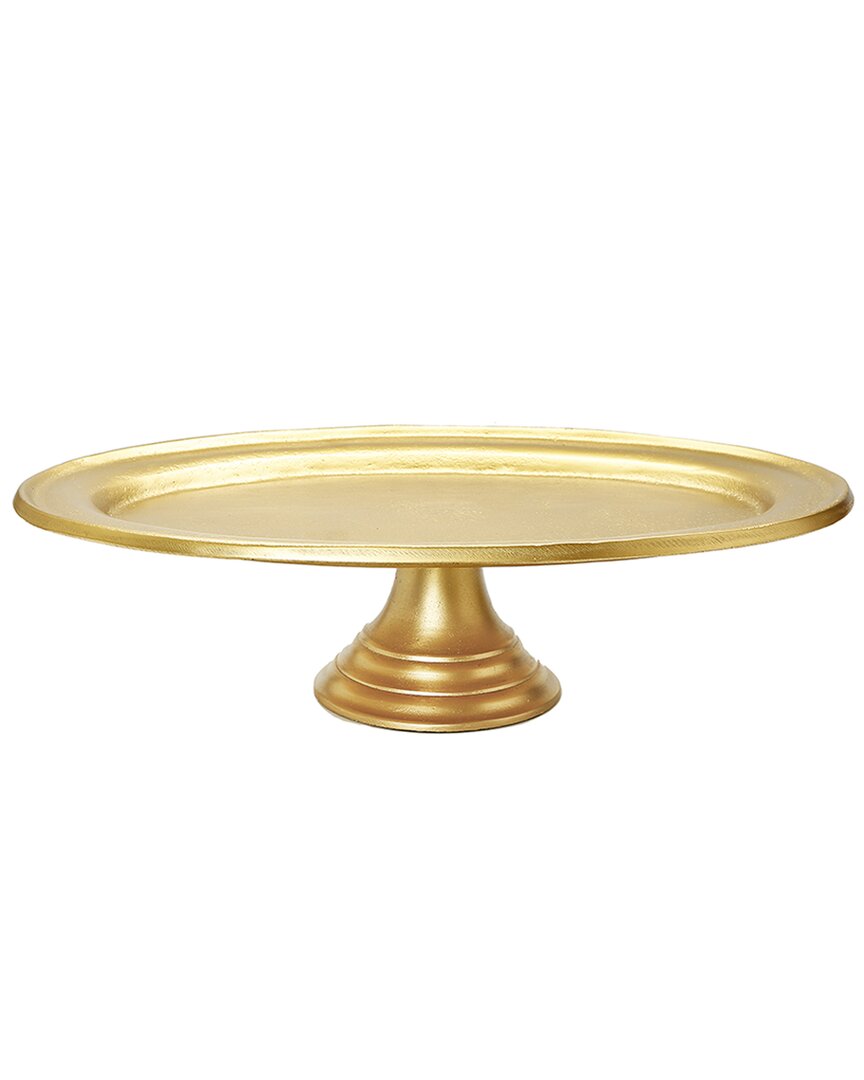 Alice Pazkus Gold Footed Oval Shaped Tray