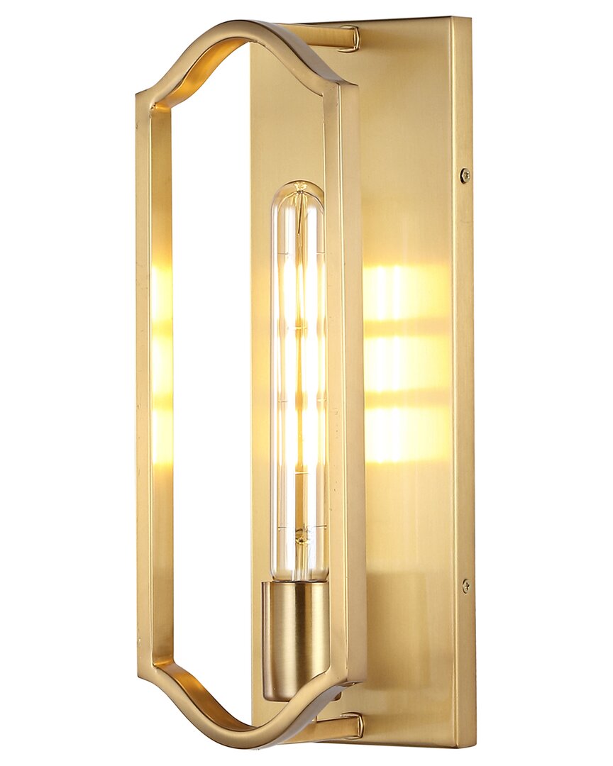 Jonathan Y Chloe 4in 1-light Modern Bohemian Iron Led Sconce In Gold