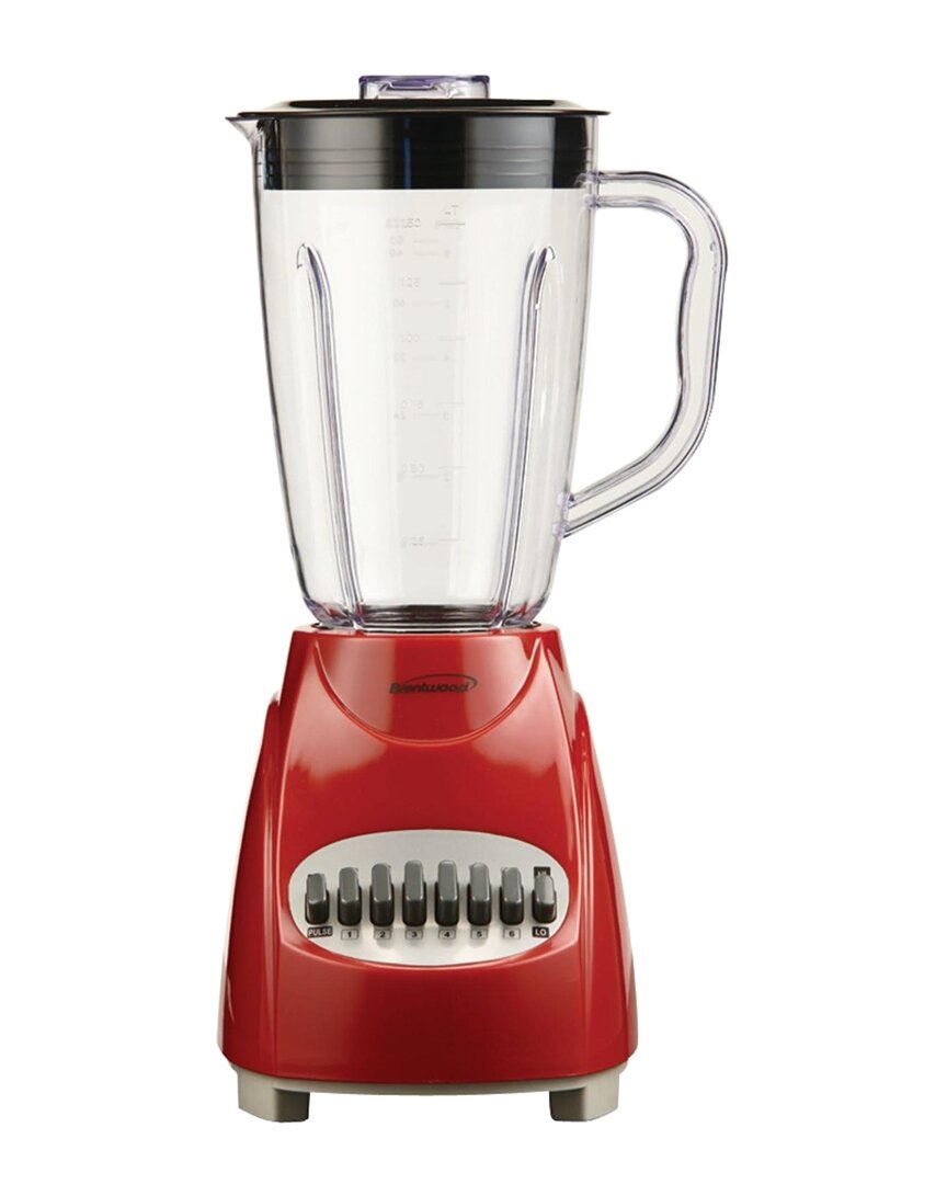 Brentwood 12 Speed Blender In Red