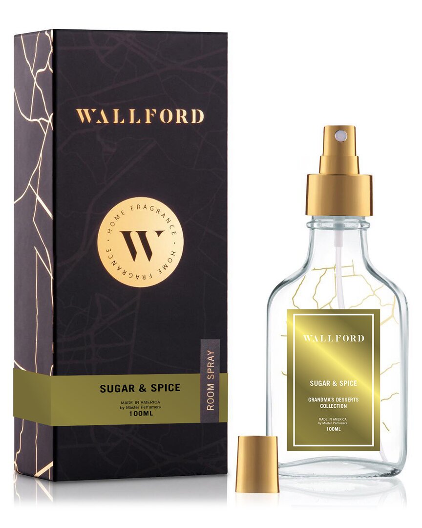 Wallford Home Fragrance Sugar & Spice Room Spray In Gold