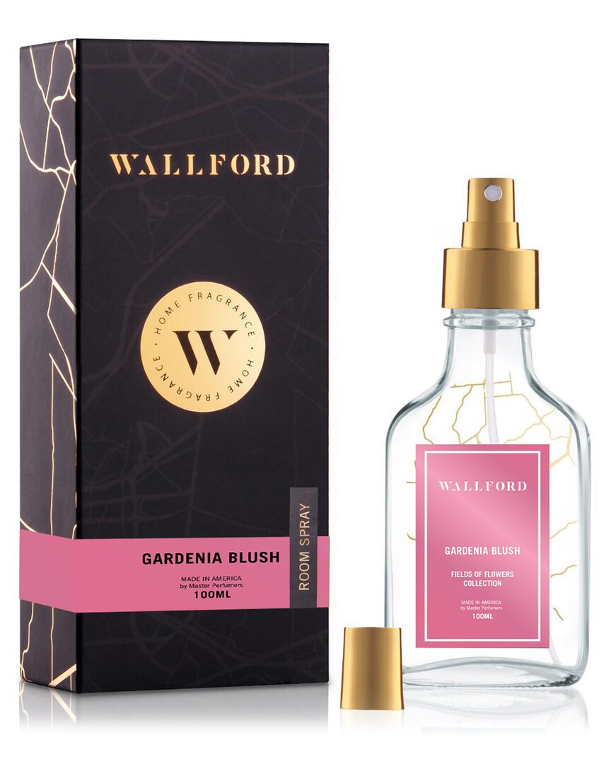 Wallford Home Fragrance Gardenia Blush Room Spray In Gold