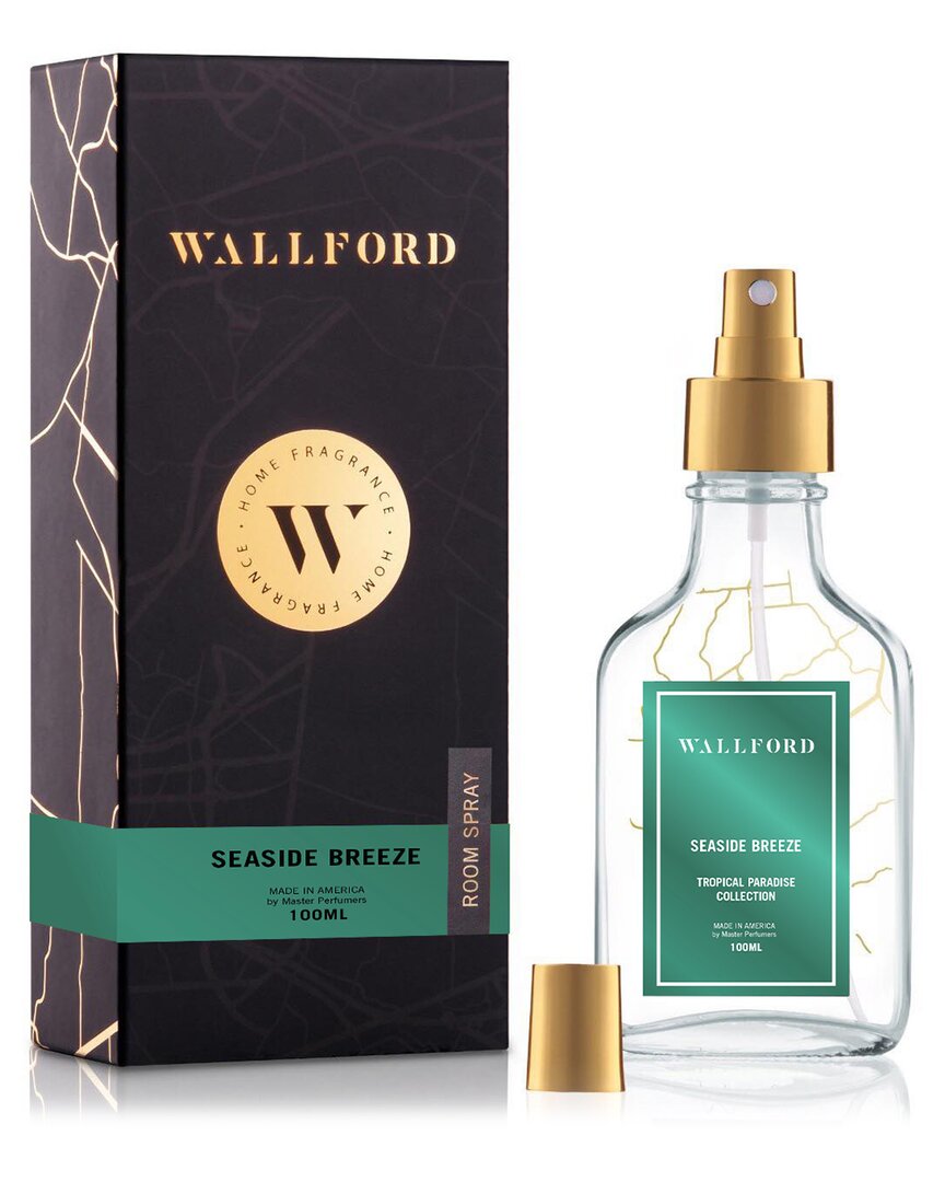 Wallford Home Fragrance Seaside Breeze Room Spray In Gold