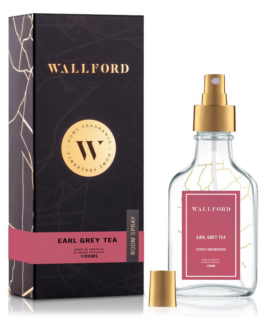 Wallford Home Fragrance Earl Grey Tea Room Spray In Gold