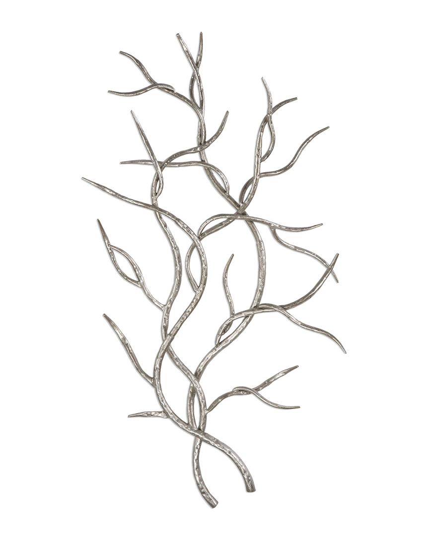 Uttermost Set Of 2  Silver Branches Wall Art