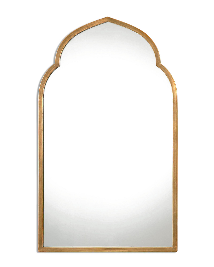 Uttermost Kenitra Gold Arch Mirror In Antiqued Gold