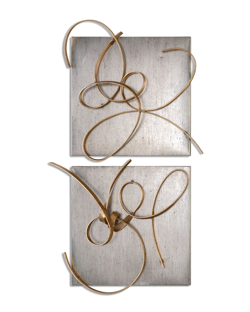 Shop Uttermost Set Of 2 Harmony Metal Wall Art Pieces