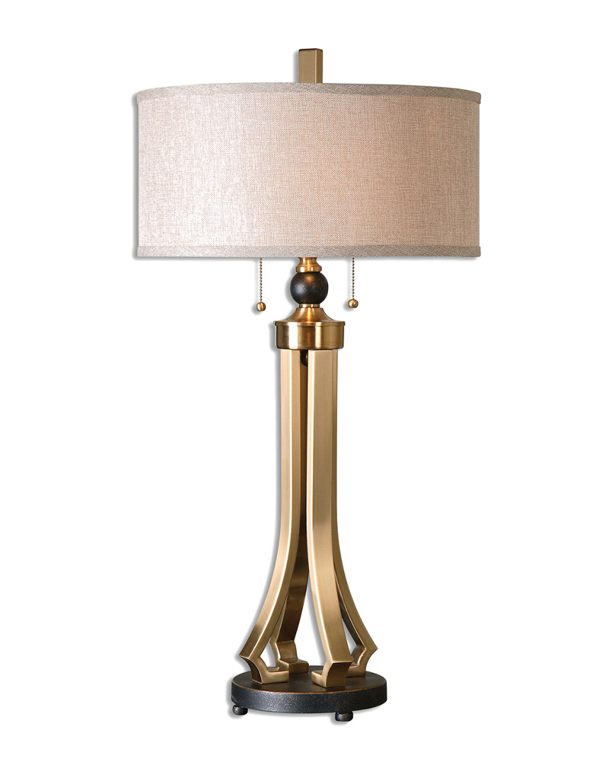 Shop Uttermost Selvino Brushed Brass Table Lamp