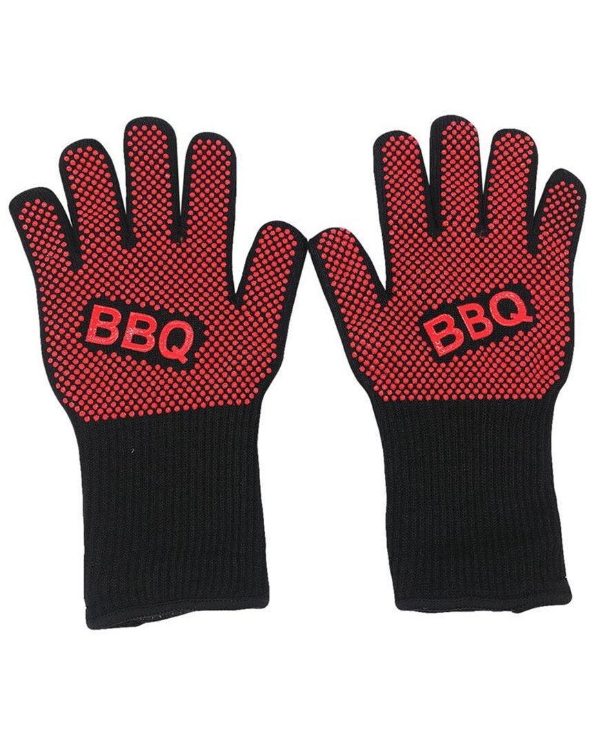Nutrichef Bbq Gloves In Black