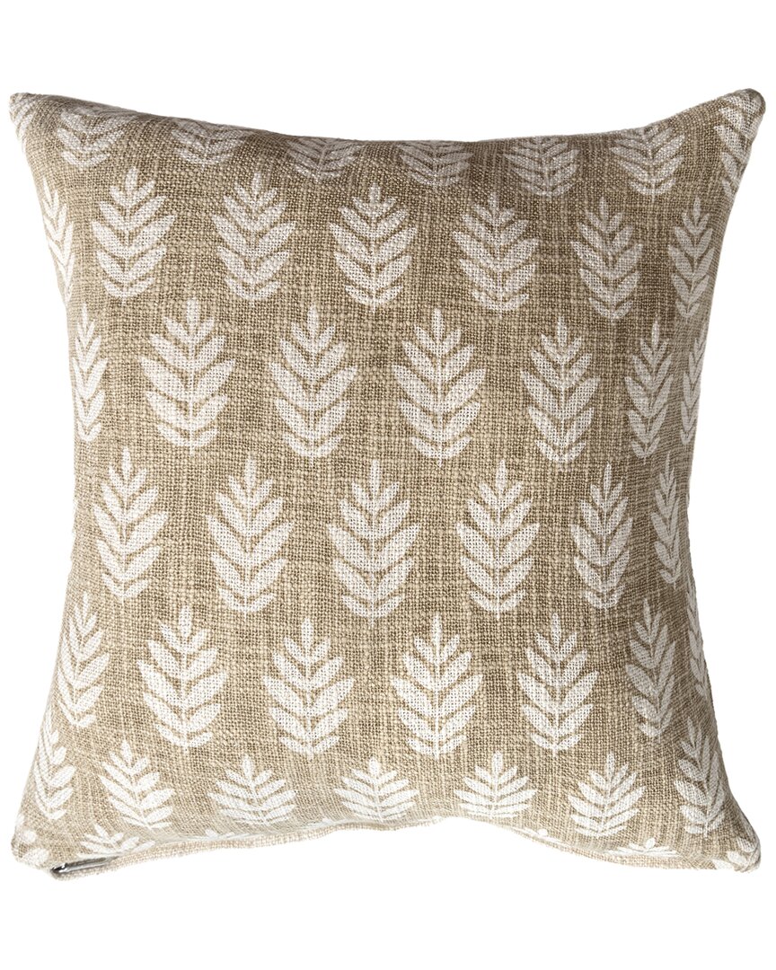 Lr Home Throw Pillow 20 X 20 In Brown