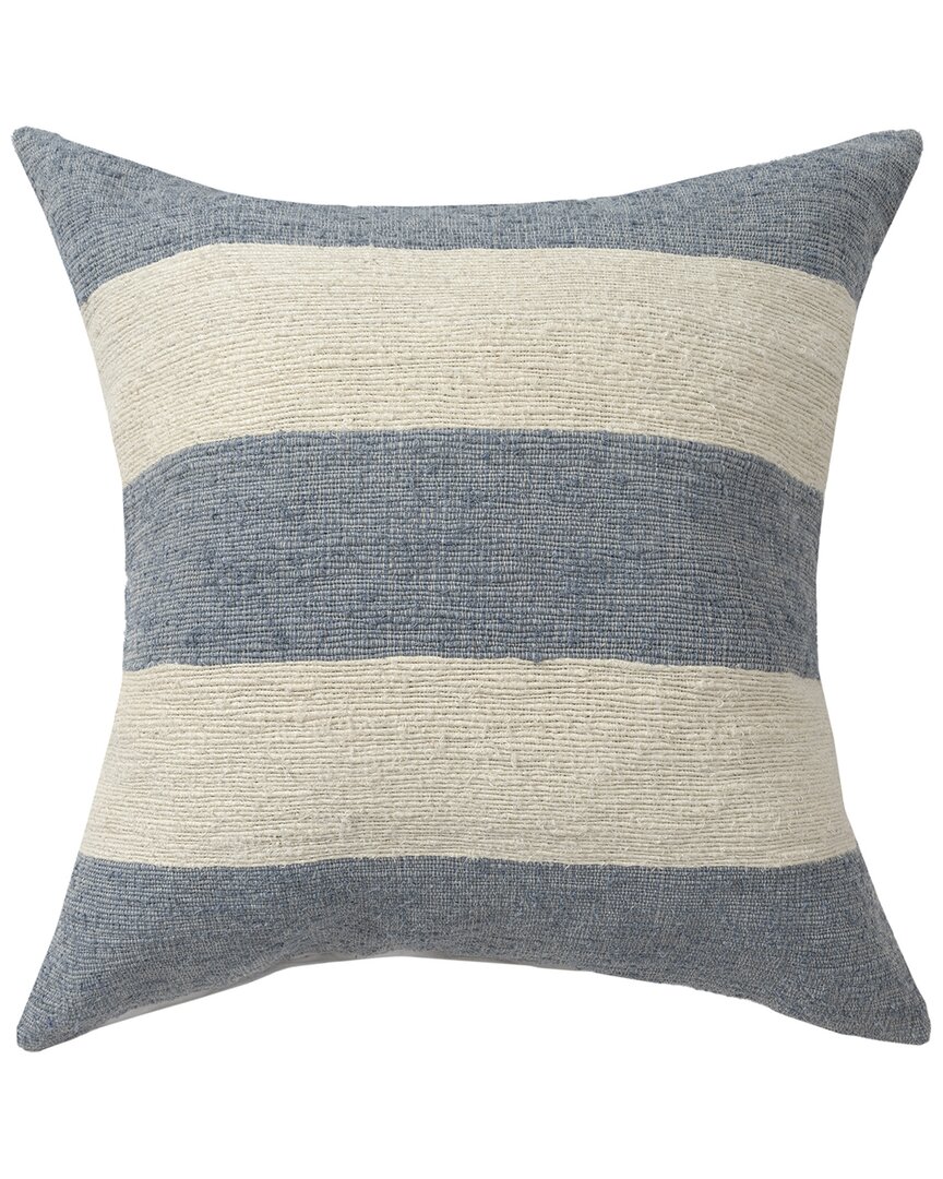 Lr Home Hand-woven Throw Pillow 24 X 24 In Gray