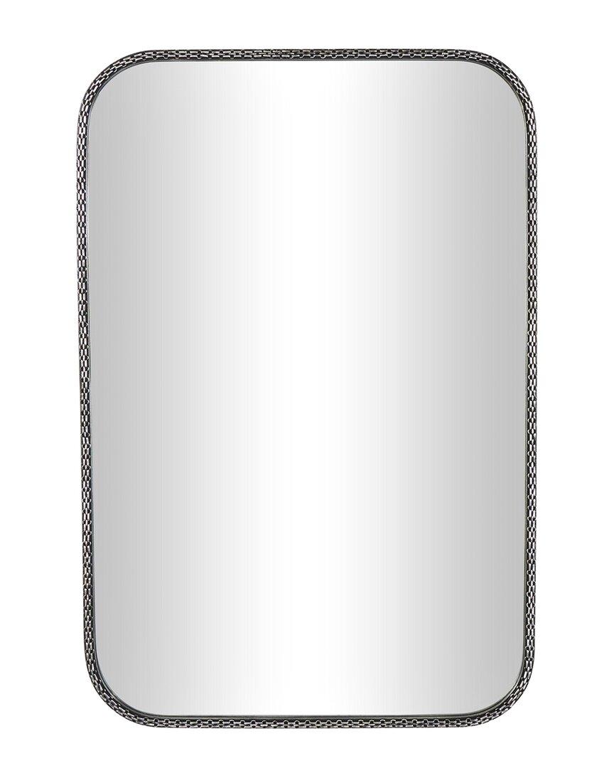 Peyton Lane Modern Wall Mirror In Silver