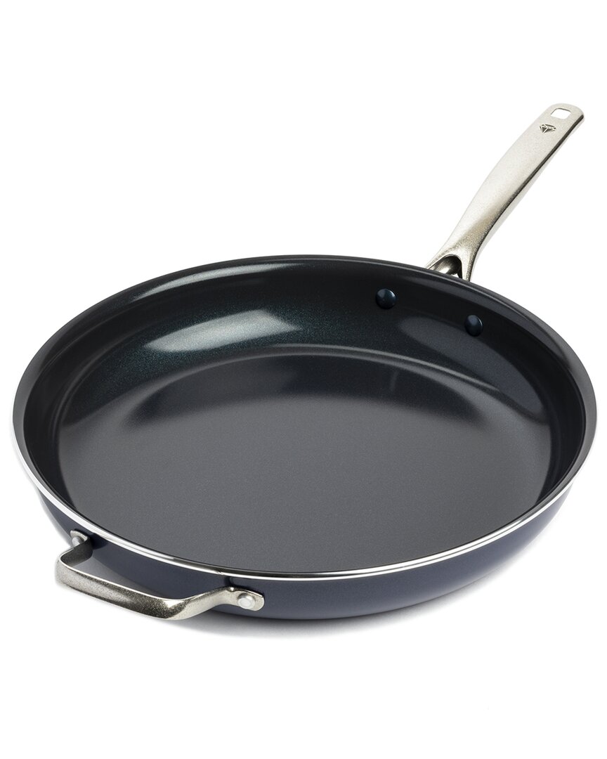 Blue Diamond Cookware Family Feast Diamond-infused Ceramic Nonstick Frying Pan 14in In Blue