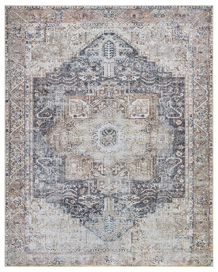Surya Amelie Traditional Machine-washable Rug In Blue