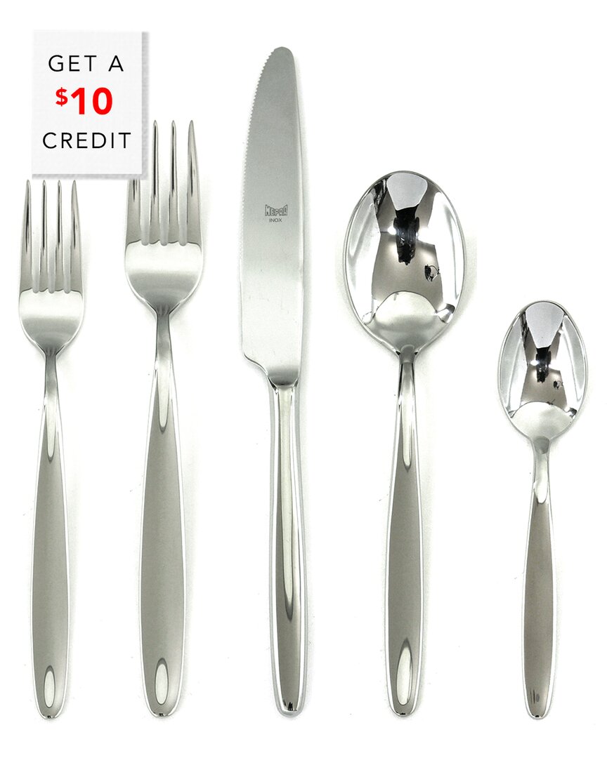 Mepra 5pc Flatware Set With $10 Credit