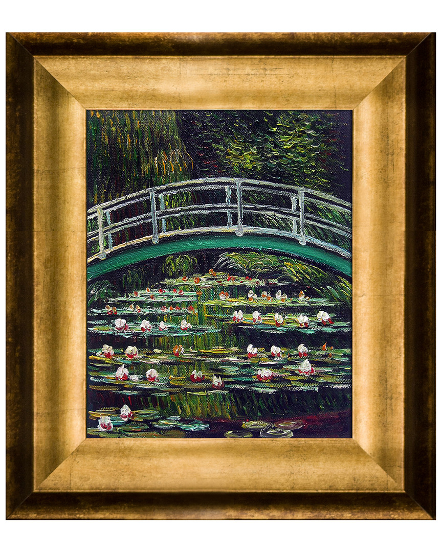 Overstock Art White Water Lilies And The Japanese Bridge, 1899 By Claude Monet