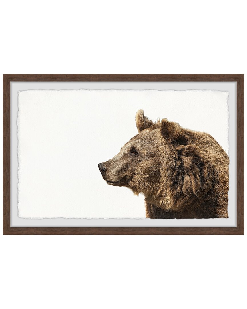 Marmont Hill I Need A Bear Hug Framed Print In Multicolor
