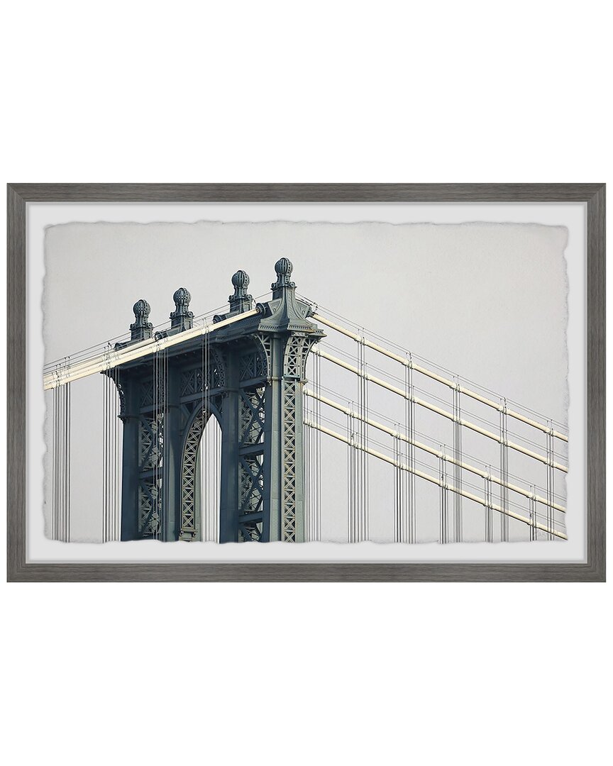 Marmont Hill The Bridge Framed Print In Multicolor