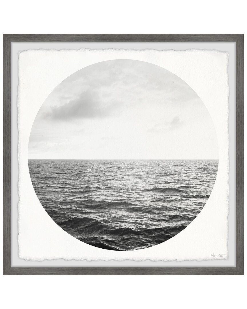 Marmont Hill The Unknown Ocean Framed Print In Multicolor