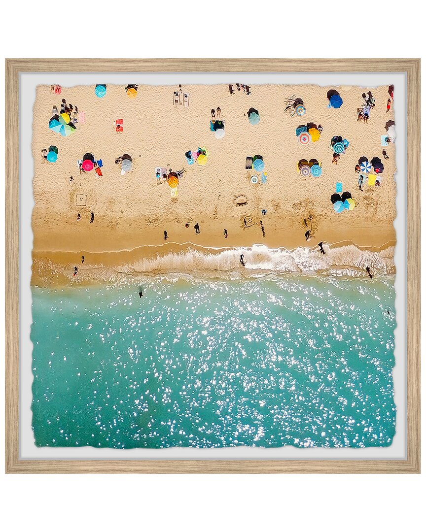 Marmont Hill Beach Vacation Framed Print In Multicolor